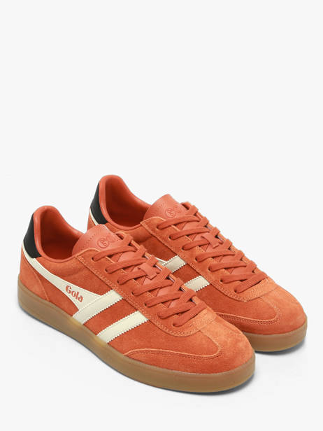 Sneakers Uit Leder Gola Oranje men CMB735UH ander zicht 2