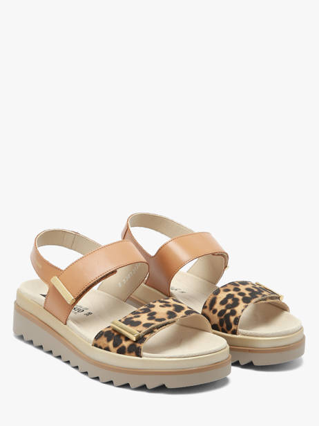 Sandalen Uit Leder Mephisto Bruin women P5148854 ander zicht 1