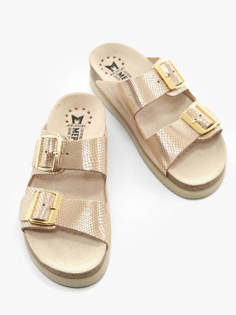 Slippers Hester Havana Uit Leder Mephisto women BECH13 ander zicht 1