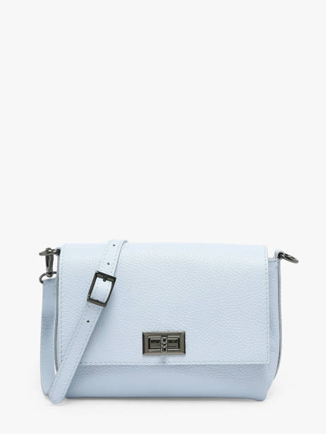 Cross Body Tas Caviar Leder Milano Blauw caviar CA24061