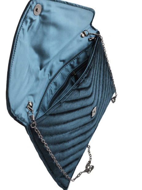 Clutch Matelassé Miniprix Blauw cocktail 99302 ander zicht 3