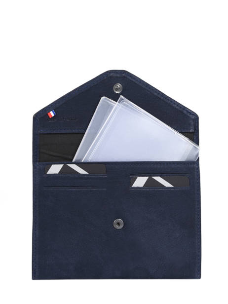 Portefeuille Etincelle Nubuck Leder Etrier Blauw etincelle nubuck EETN054 ander zicht 1