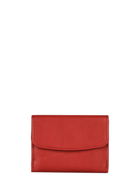 Portemonnee Marina Leder Katana Rood marina 753031 ander zicht 3