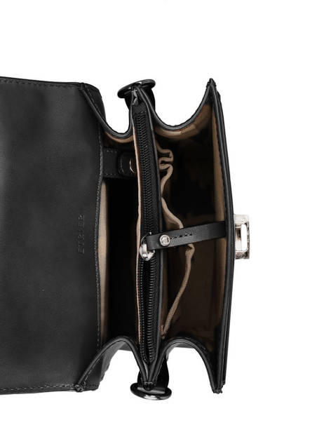 Cross Boy Tas Crosta 2 Compartimenten Leder Etrier Zwart crosta ECRO7150 ander zicht 2