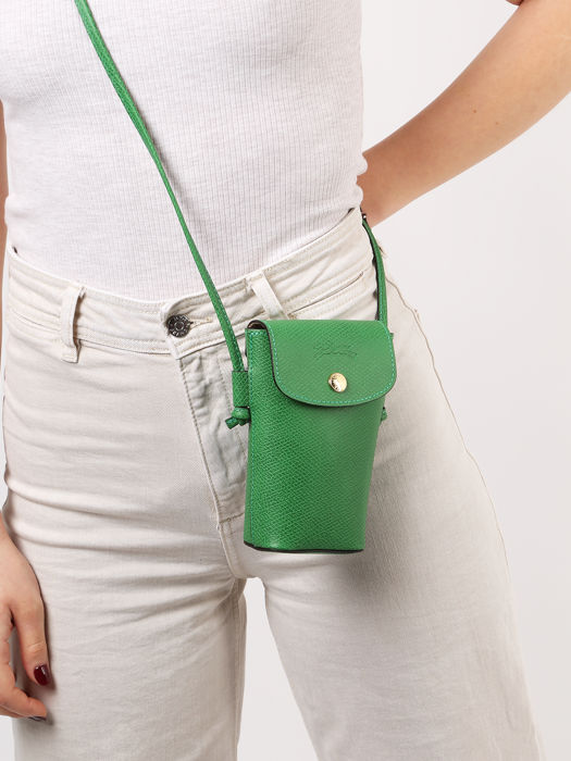 Longchamp Epure Etui ipod/cd Groen